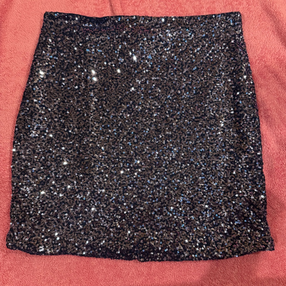 Windsor Glittering Navy Mini Skirt